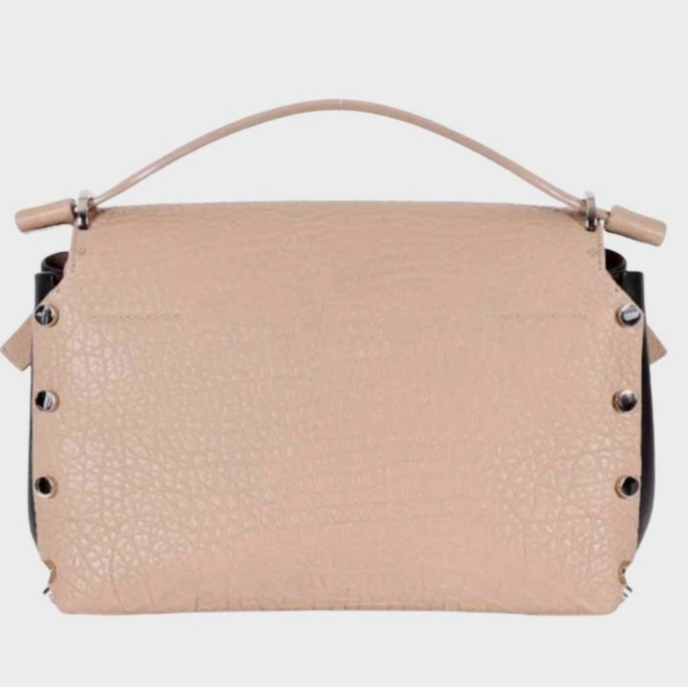 Jimmy Choo Lockett City Grainy Leather Beige Bag - Picture 6 of 14